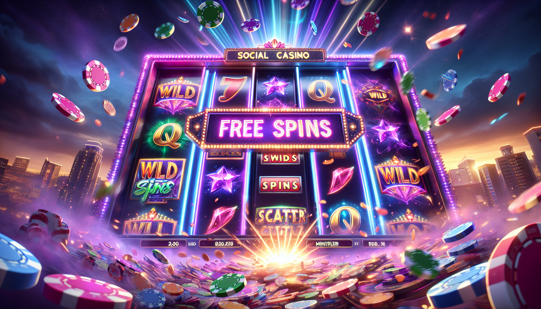 블랙잭 게임 화면